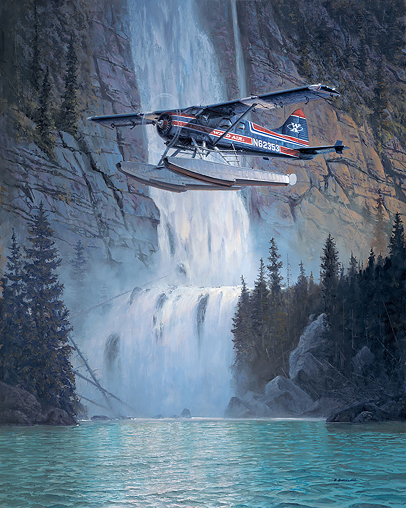 original oil painting, Out of Juneau by artist Ross Buckland